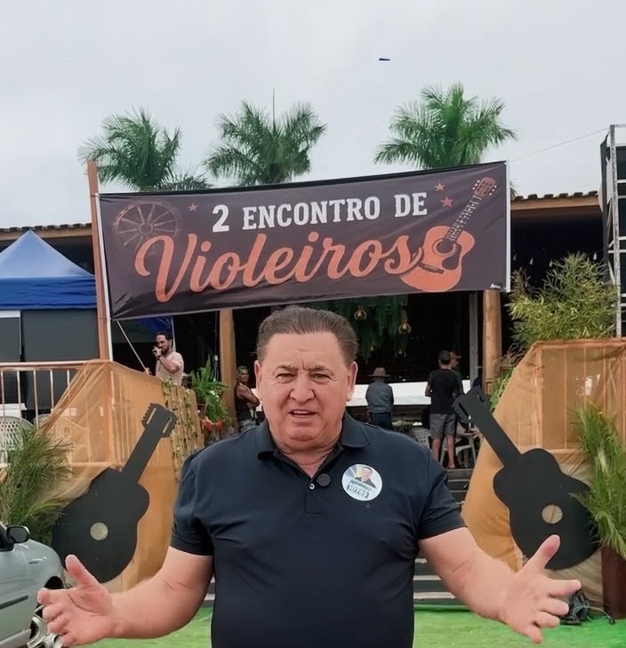 Candidato usa imagens do 2º Encontro de Violeiros em vídeo de campanha eleitoral e gera polêmica.