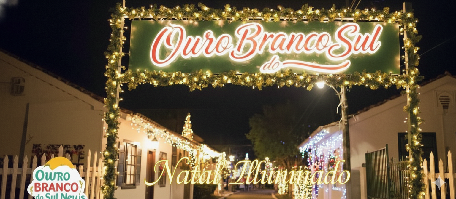 🎄✨ Natal Iluminado em Ouro Branco do Sul: uma tradição que volta a brilhar ✨🎄