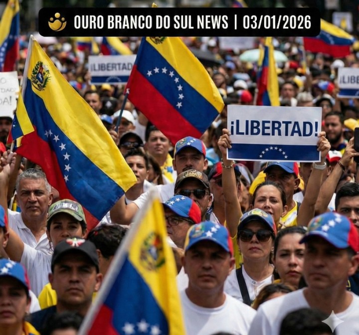 🇻🇪 VENEZUELA EM FESTA: MADURO É CAPTURADO EM OPERAÇÃO MILITAR