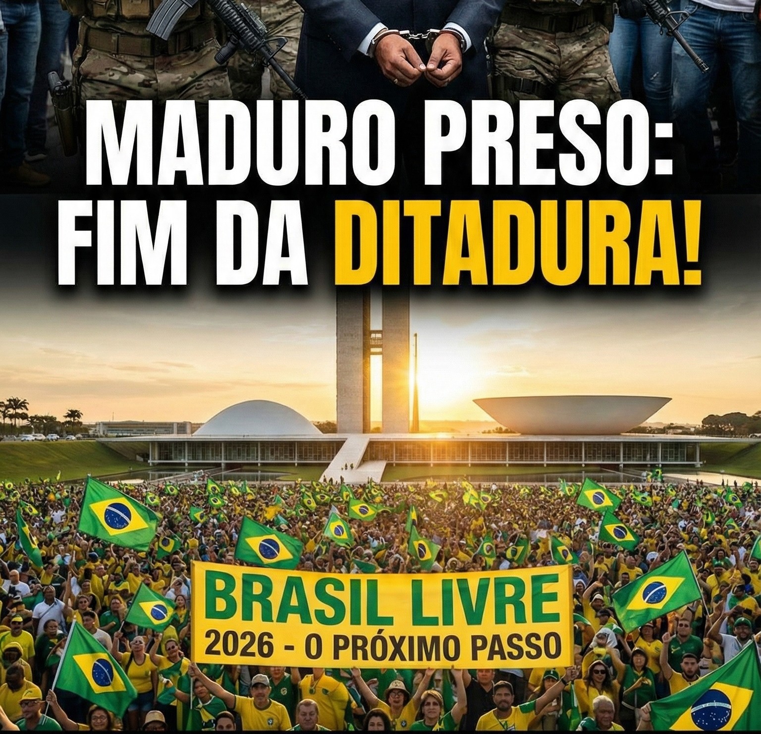 O Efeito Dominó: A Queda de Maduro e a Esperança de Mudança no Brasil para 2026
