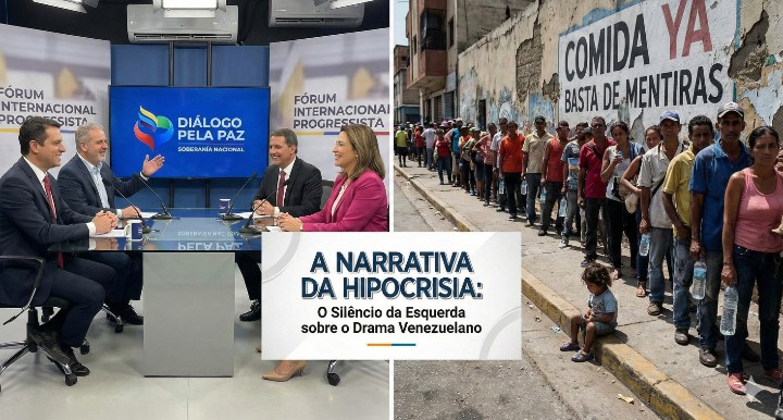 A NARRATIVA DA HIPOCRISIA: O Silêncio da Esquerda sobre o Drama Venezuelano