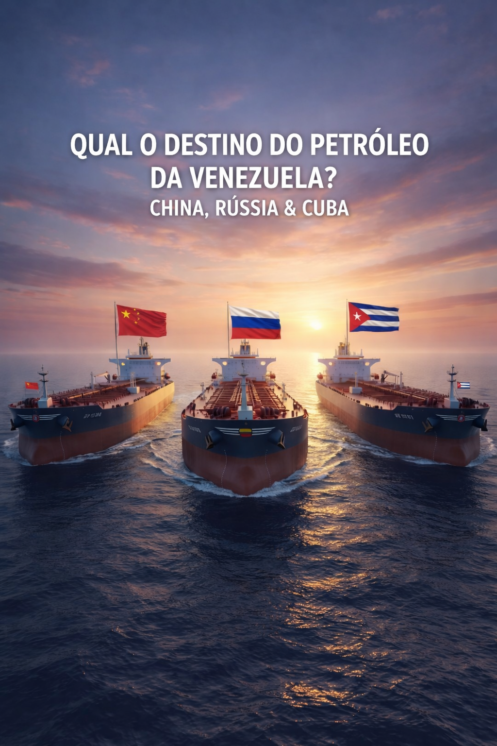 ​🛢️ O Caminho do Petróleo: Para onde a Venezuela exporta suas riquezas? ​