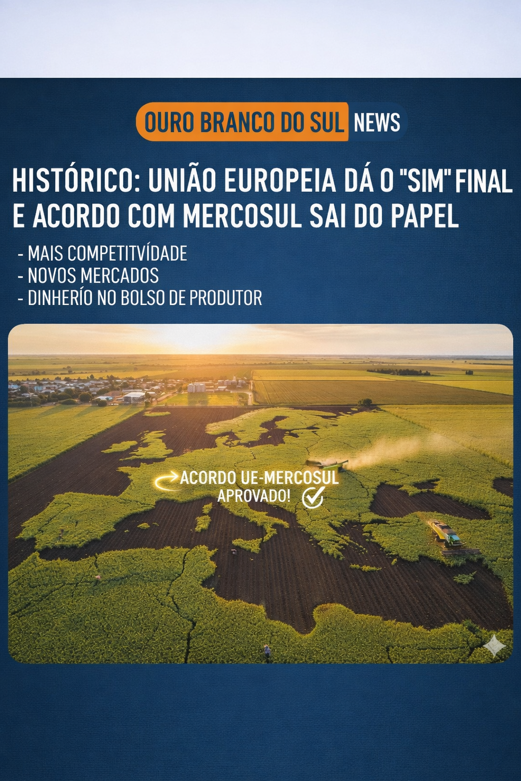 União Europeia aprova acordo com o Mercosul após 25 anos; França prepara reação