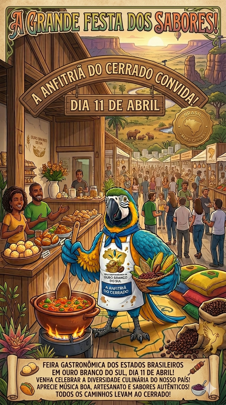11 DE ABRIL: O ENCONTRO MARCADO DE OURO BRANCO DO SUL NA PRAÇA ANDRÉ MAGGI!