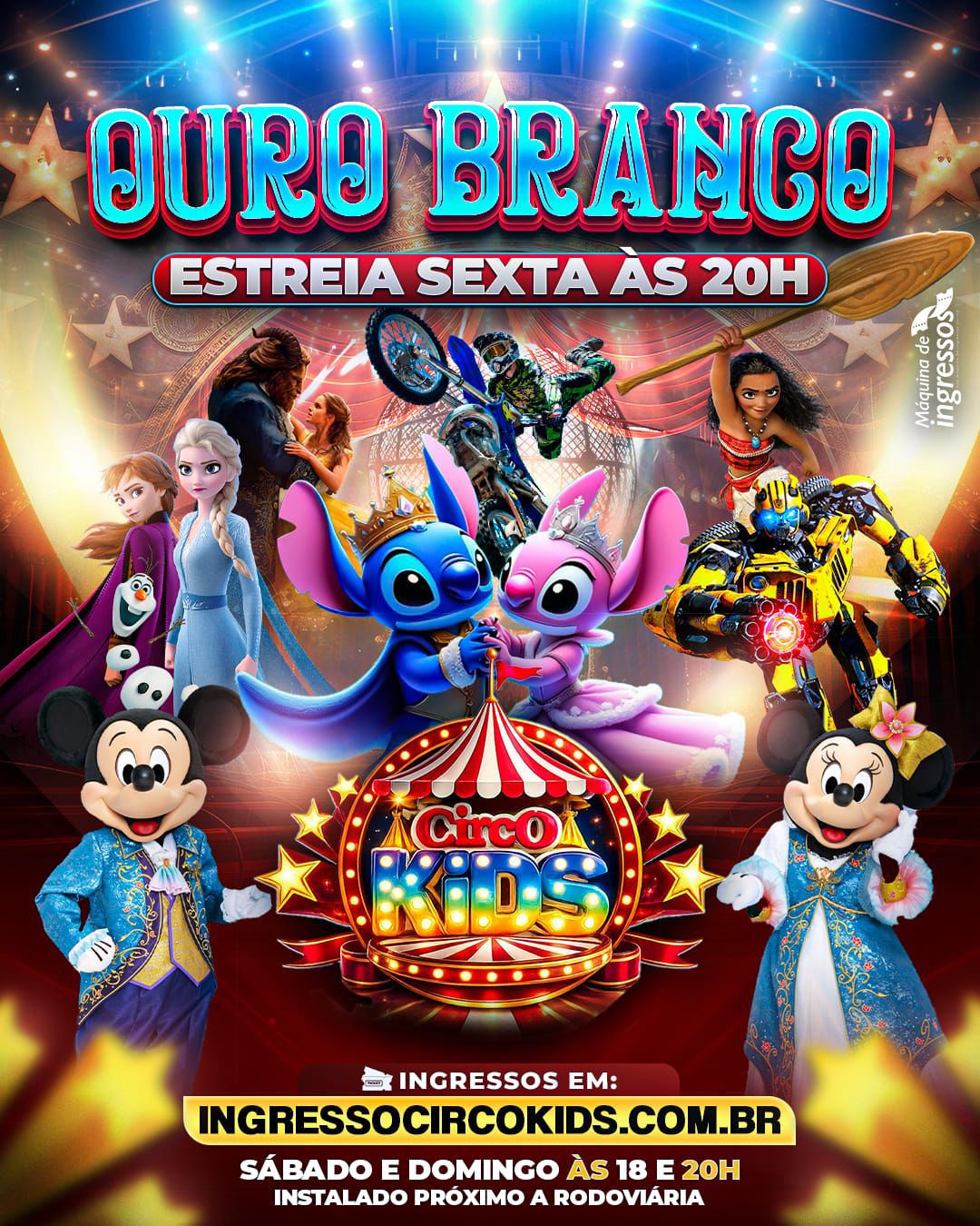 Ouro Branco se Prepara para Receber a Magia do Circo Kids: Um Espetáculo que Transcende Gerações