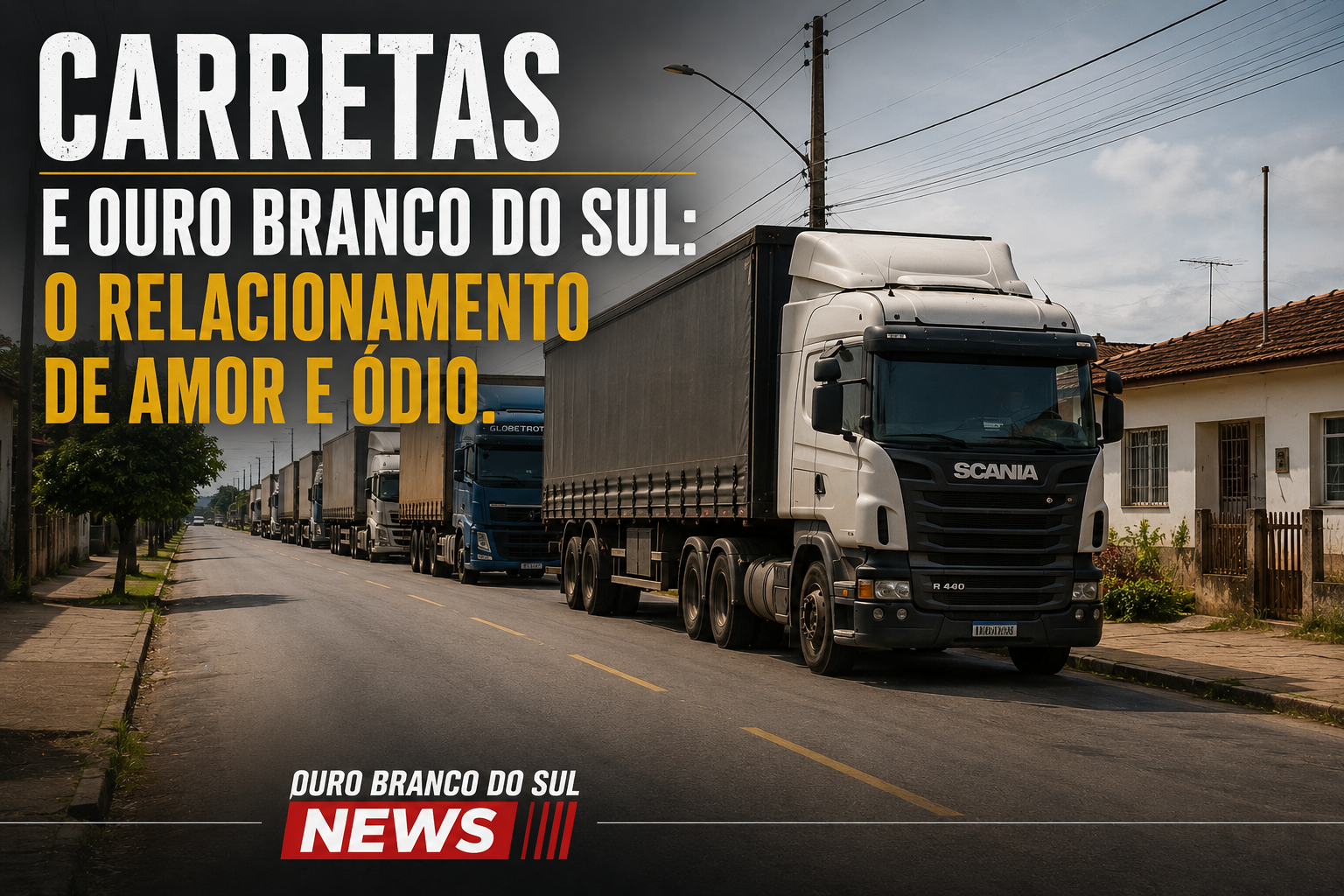 Carretas e Ouro Branco do Sul: Uma Relação de Amor e Ódio