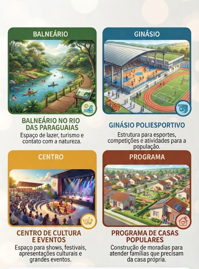 Participe da nossa enquete: Qual o maior sonho para o futuro de Ouro Branco do Sul?